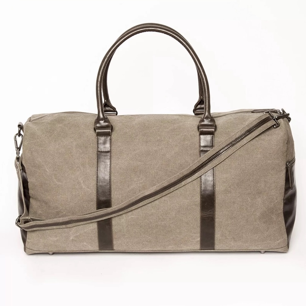 Brouk and Co Excursion 21-inch Carry On Canvas Duffel Bag in Khaki